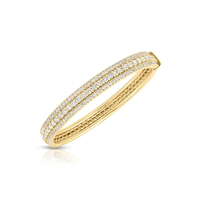 Diamond Siena 3 Row Bangle