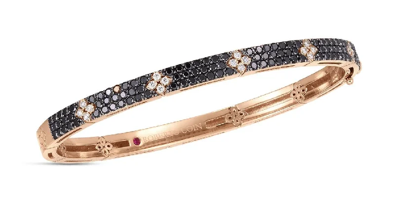 Black Diamond Love in Verona Bangle