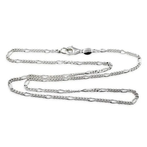 3mm Sterling Silver Figaro Chain