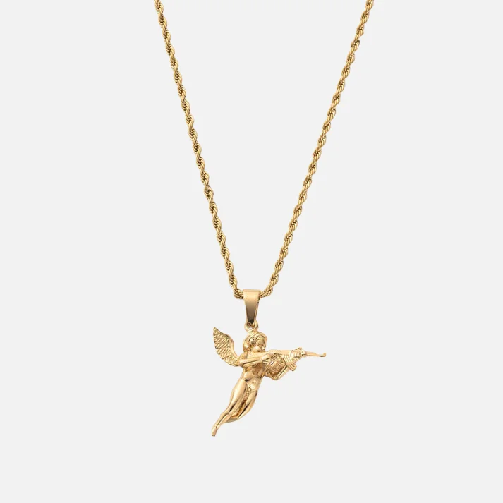 "CUPID'S REVENGE" PENDANT - GOLD