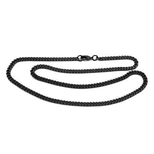 Gunmetal 3mm Curb Chain