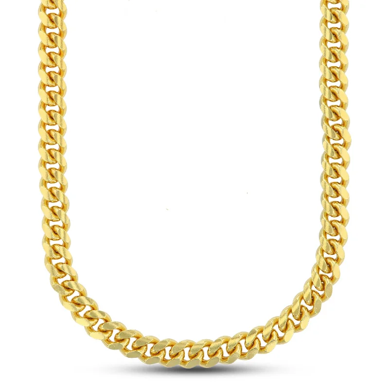 Luxe Layers 14KT Yellow Gold Plated Sterling Silver 30-inch 8.35MM Miami Cuban Link Chain