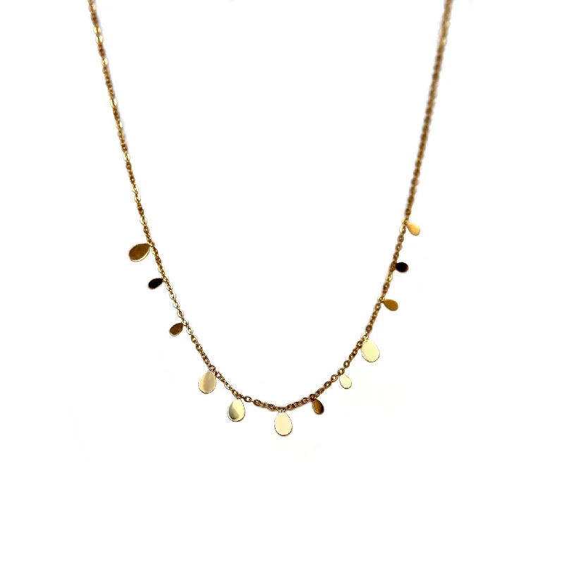 Multi Teardrops Necklace