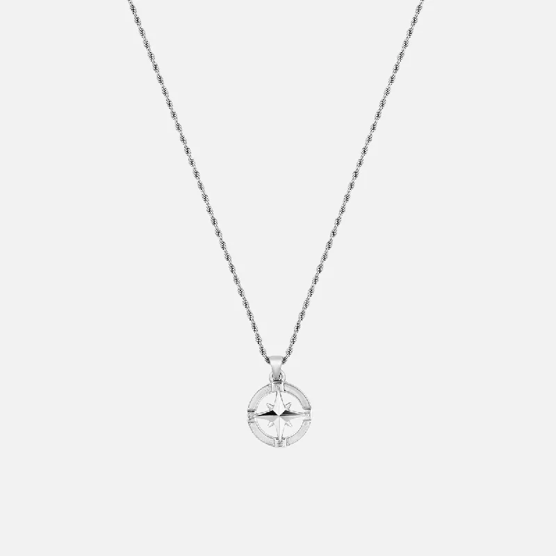 "NAUTIQUE" PENDANT - WHITE GOLD