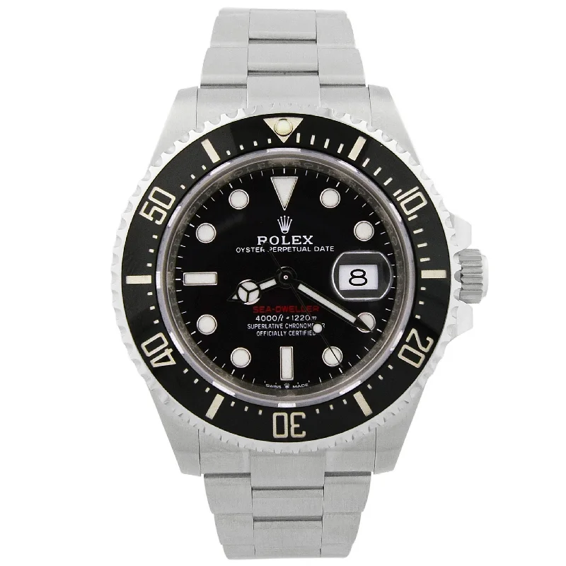 Rolex Seadweller "50th Anniversary" Stainless Steel 43mm Black Dot Dial Watch Reference# 126600