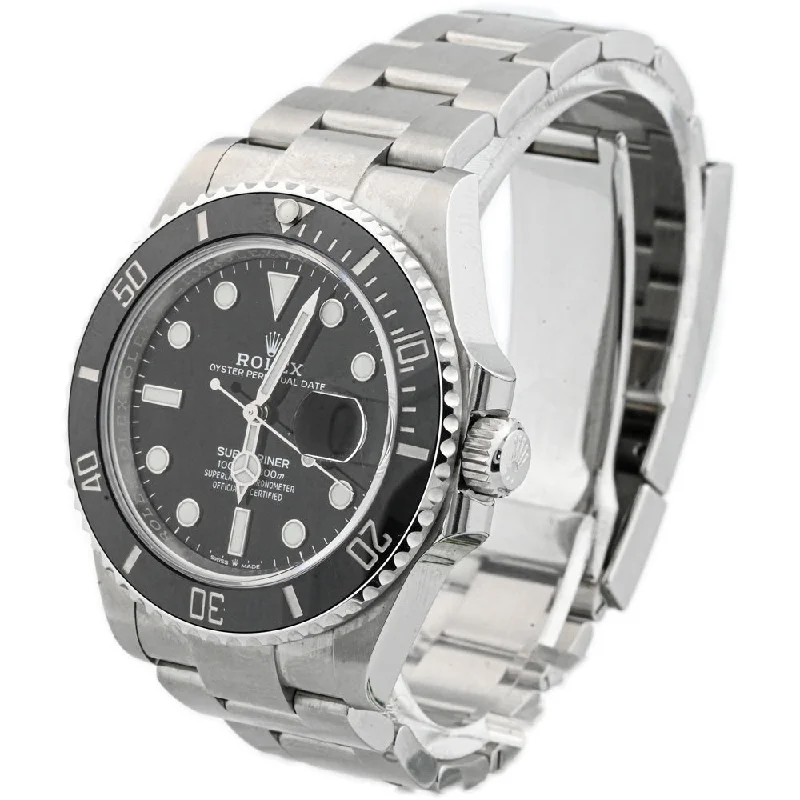 Rolex Submariner Stainless Steel 41mm Black Dot Dial Watch Reference #: 126610LN