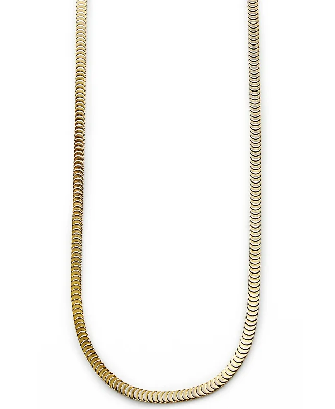 Sutton Stainless Steel Snake Chain Necklace