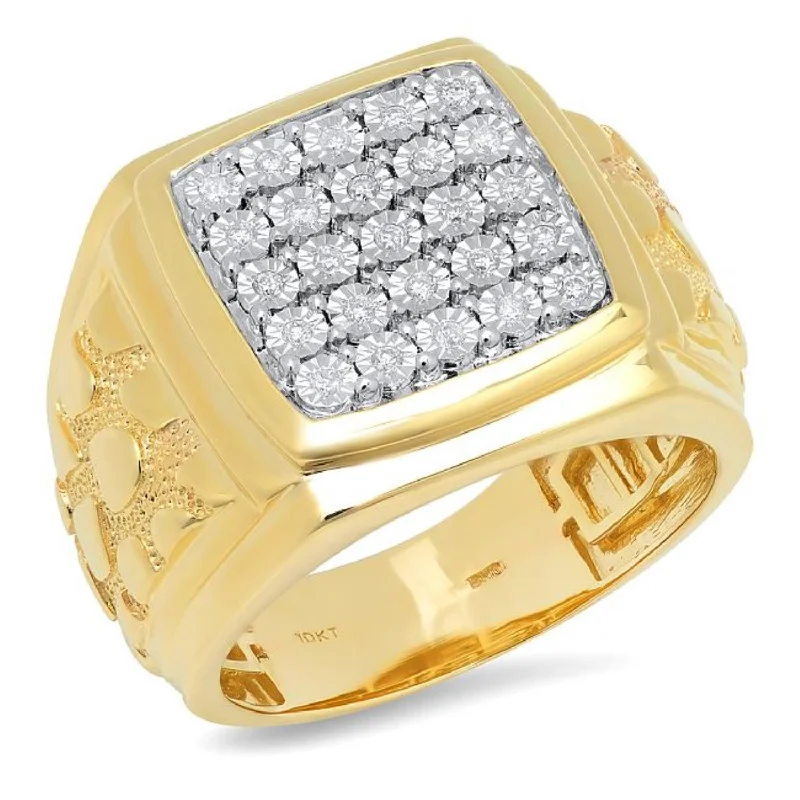 1/5 CTW Diamond Ring in 10KT Yellow Gold