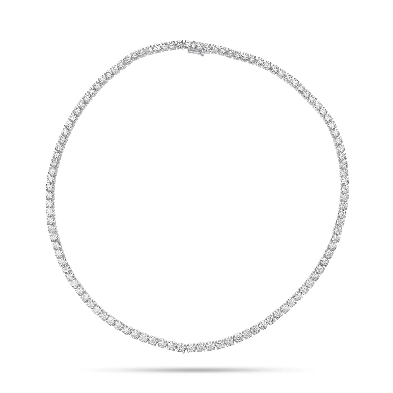 20.68 ct Diamond Tennis Necklace