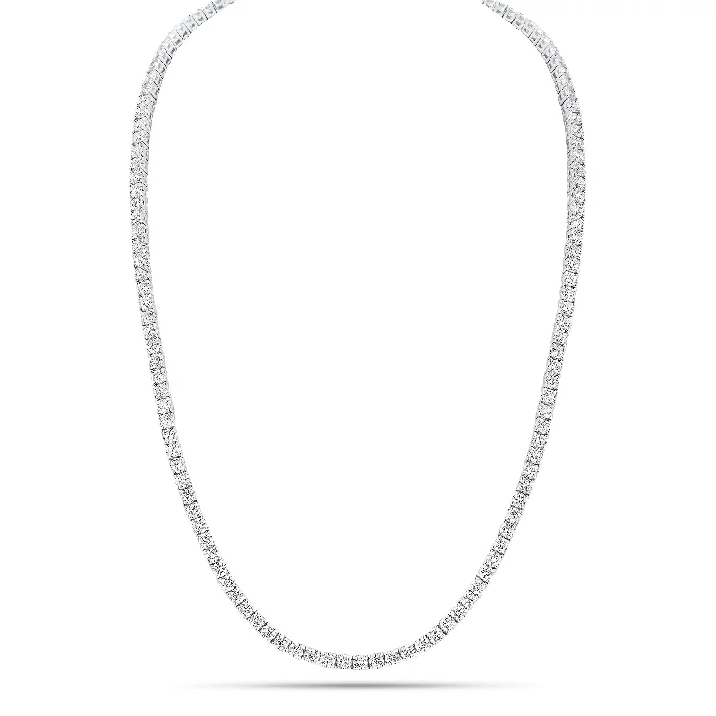 10.61 ct Diamond Tennis Necklace