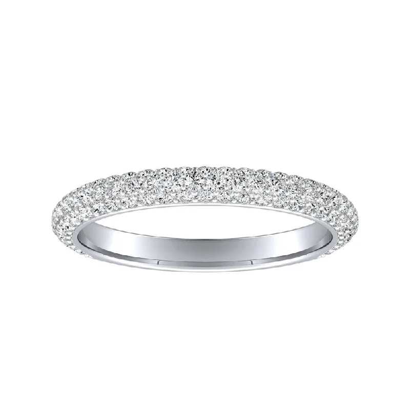 Auriya Platinum 1/2ctw Diamond Wedding Band