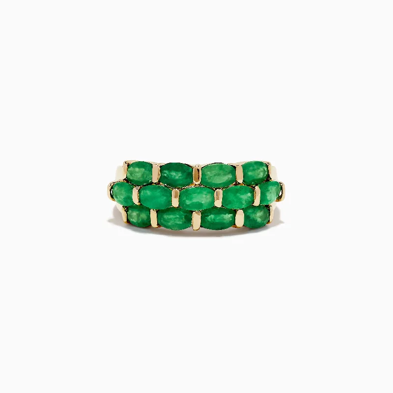 Brasilica 14K Yellow Gold Emerald Ring