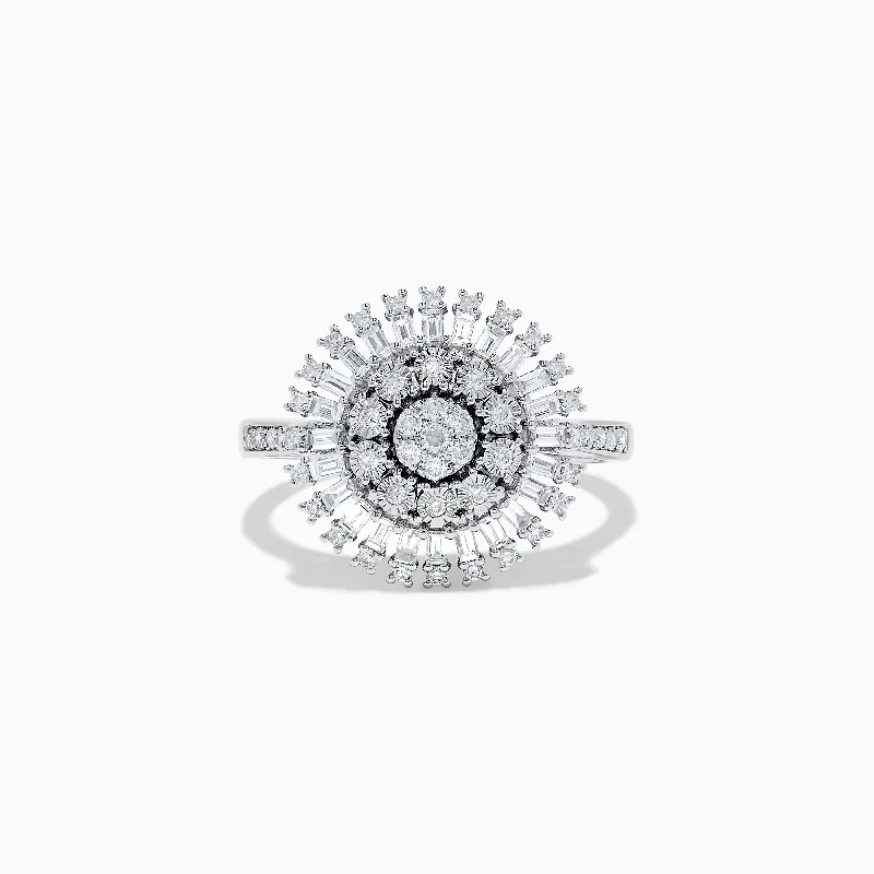 Classique 14K White Gold Diamond Ring