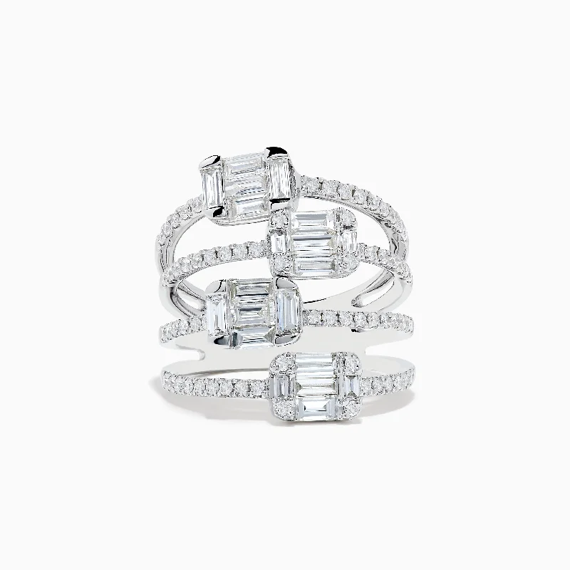 Classique 14K White Gold Diamond Ring