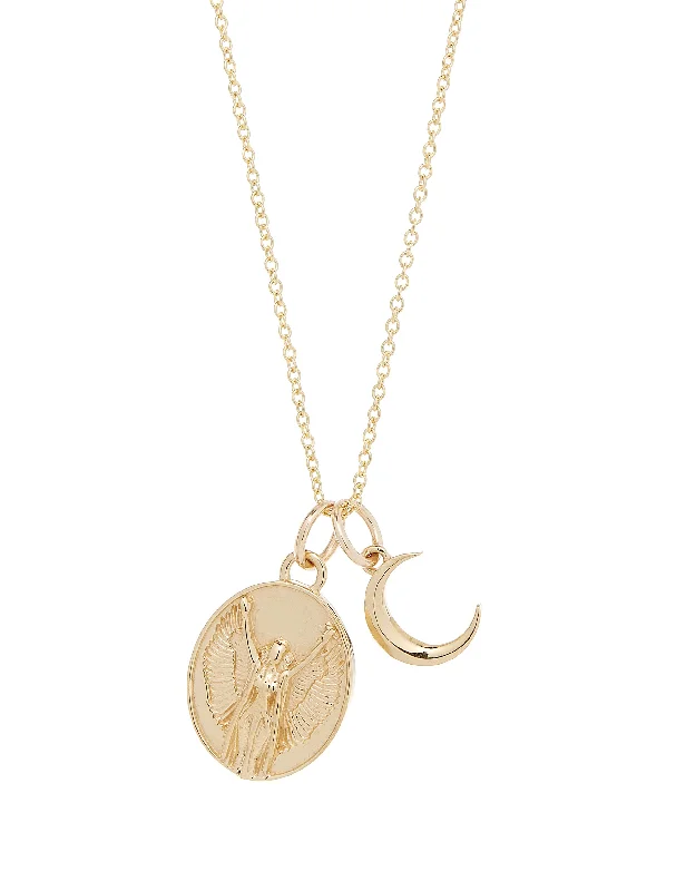 MOON ZODIAC SIGN CHARM NECKLACE