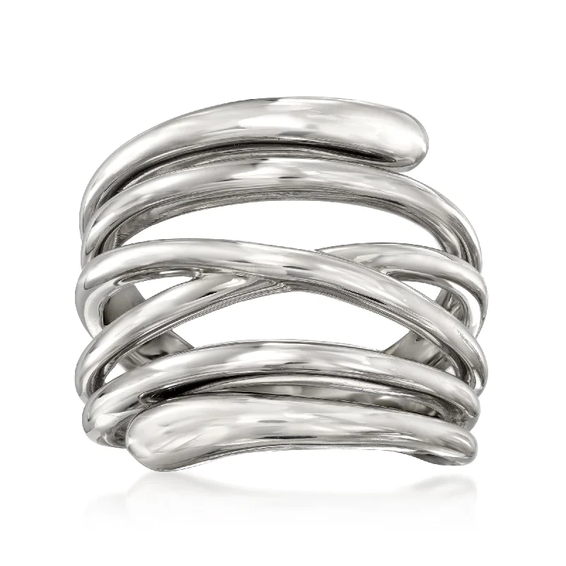 Ross-Simons Italian Sterling Silver Highway Ring