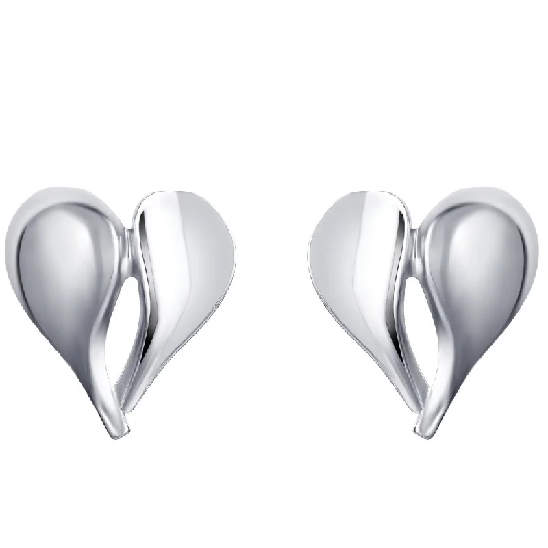 Sterling Silver Heart Earrings