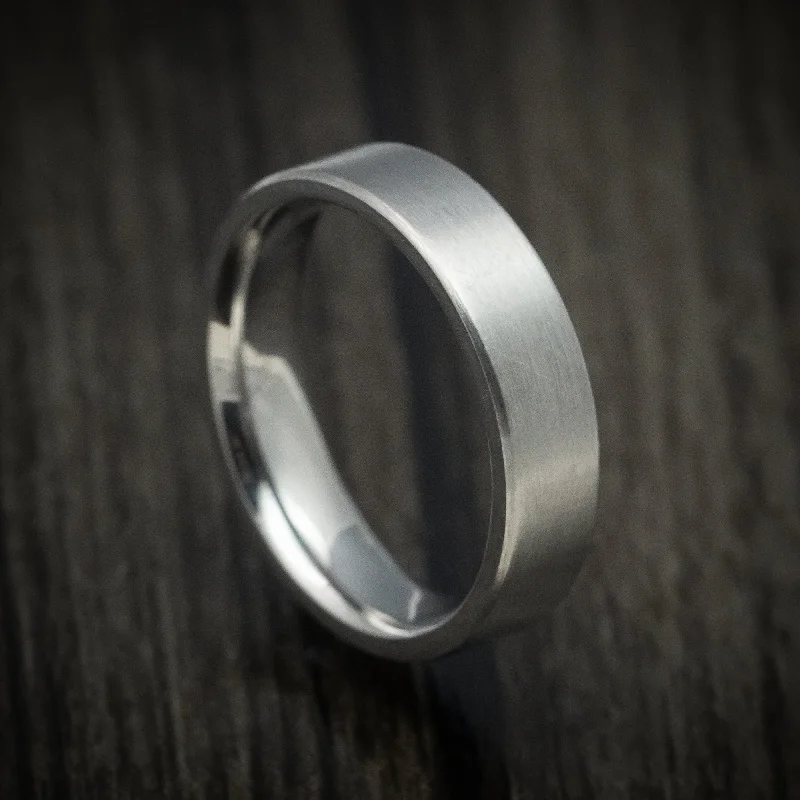 Titanium Classic Style Men's Ring Custom Made Band