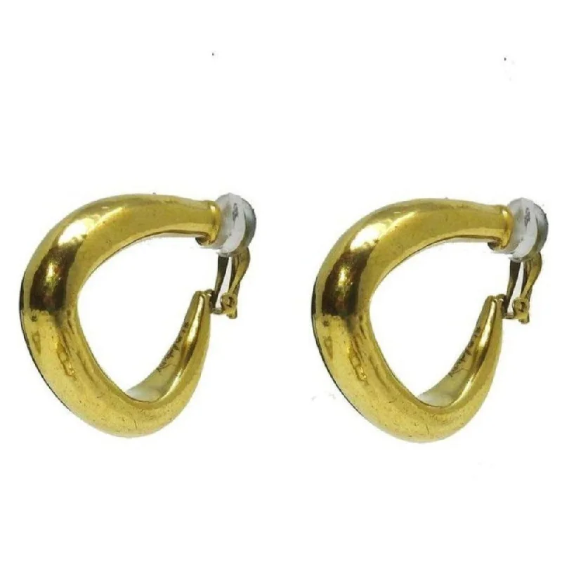 Triangle Hoop Clip Earrings